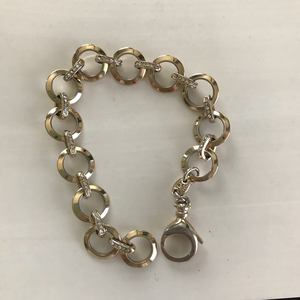 Gold fossil bracelet